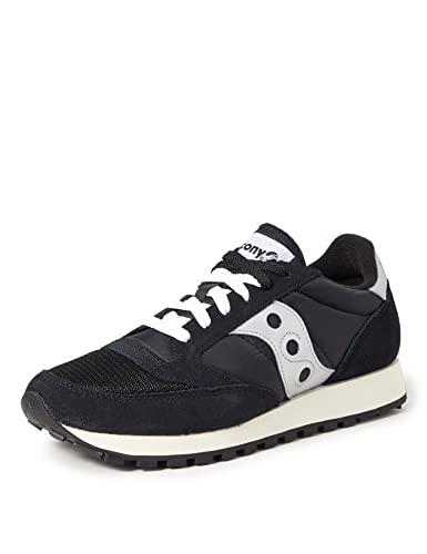 Saucony Jazz Original Vintage Uomo - Nero Argento Bianco
