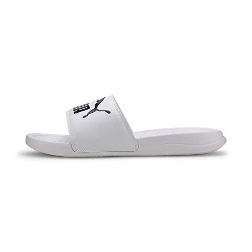 PUMA Popcat 20, Pantofole Unisex - Adulto, Puma White Puma Black, 43 EU