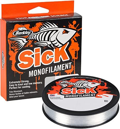 BERKLEY Monofilamento Malato - Lenza da Pesca Trasparente 0.14mm x 300m