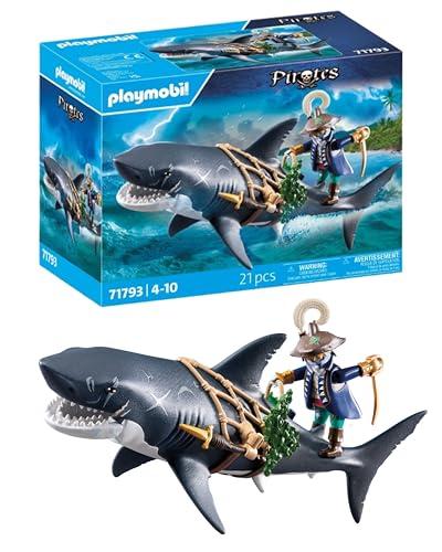 PLAYMOBIL | Pirati | Pirata e squalo gigante | 71793