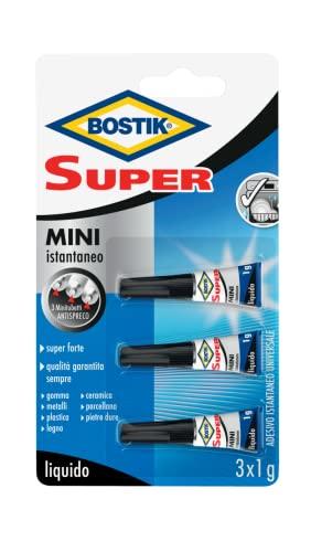 Bostik Colla Istantanea Universale Super Mini - Confezione Anti-Sprechi 3x1gr