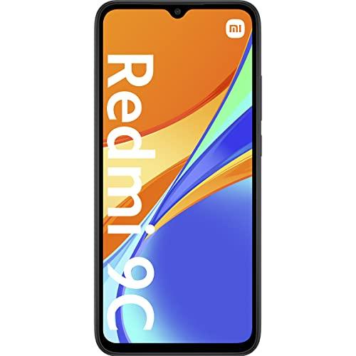 Xiaomi Redmi 9C Smartphone, 4GB+ 128GB, Grigio (Midnight Grey)