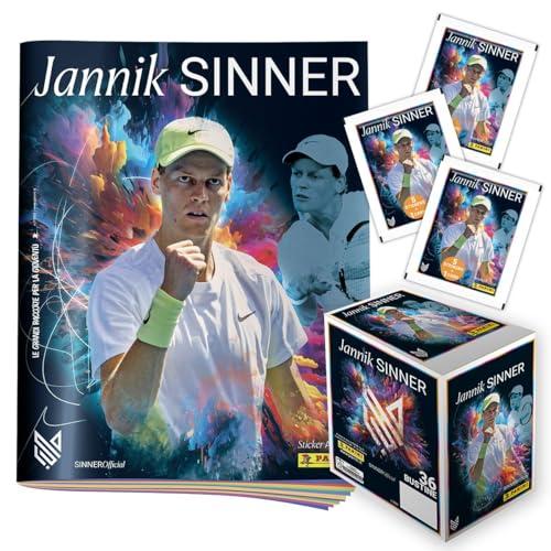 Jannik Sinner Sticker Album - Super Starter Pack Panini [Album + 39 Bustine]