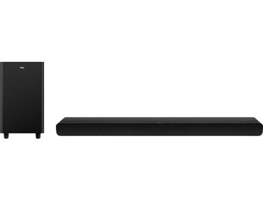 TCL TS8212, Soundbar per TV con Subwoofer Wireless e Bluetooth ( 300W, Dolby Atmos 2.1.2 canali, HDMI e-ARC, installabile a parete, telecomando incluso, tre modalità di suono), 100cm