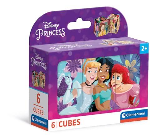 Clementoni Princess - Cubi Puzzle per Bambini (2+ Anni)