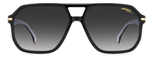 Occhiali da Sole Carrera CARRERA 302/S Black White/Grey Shaded 59/15/145 uomo