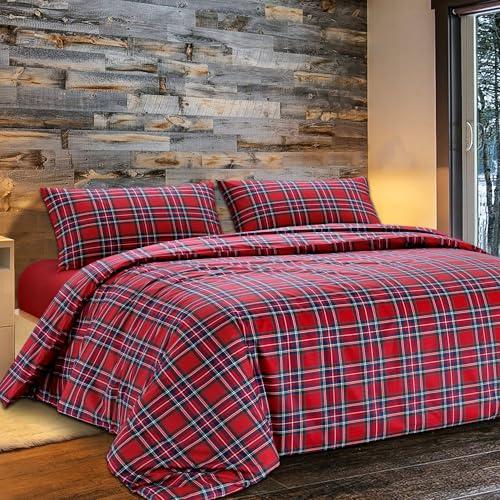 Dorian Home - Set Lenzuola Matrimoniale in Cotone 100% Certificato Oeko-Tex