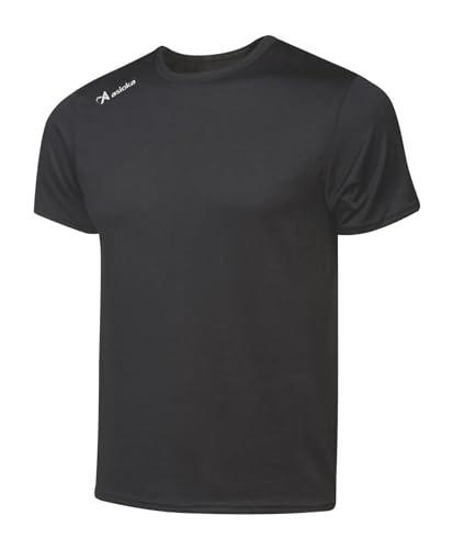 Asioka 130/16 Maglietta Tecnica Unisex - Nero, Taglia L