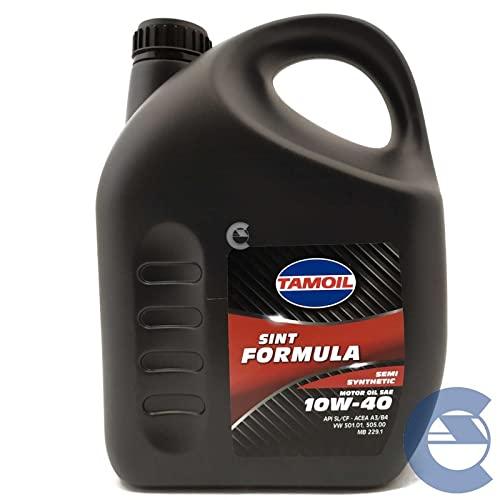 TAMOIL SINT FORMULA 10W40 - Olio Motore Benzina e Diesel - 4 Litri