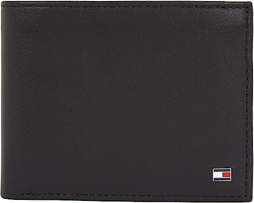 Tommy Hilfiger Portafoglio Uomo Eton Trifold Nero