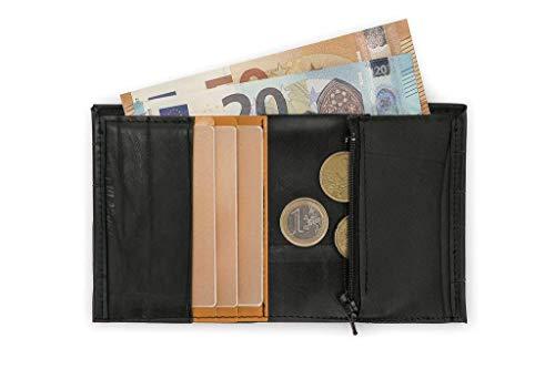 Portafoglio Uomo Verticale Ultra Sottile in Gomma Riciclata - Handmade in Italy