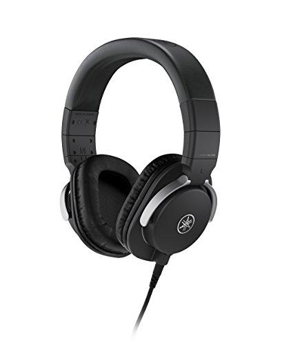 Yamaha HPH-MT8 Cuffie da Studio Over Ear - Cuffie Monitor Professionali, Pieghevoli, con Cavo da 3 m, Cavo a Spirale da 1,2 m e Jack Adattatore Stereo Standard da 6,3 mm - Nero