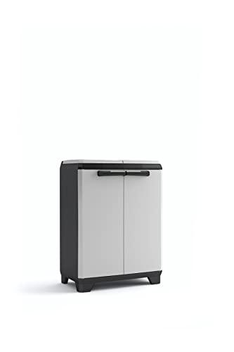 Keter Split Cabinet Recycling Premium - Contenitore per Raccolta Differenziata Grigio