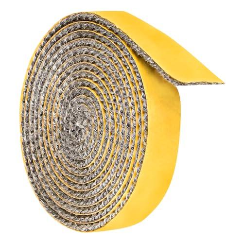 Guarnizione Autoadesiva per Stufa in Fibra di Vetro, 2mm x 15mm x 2m