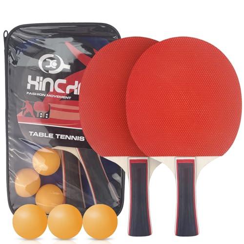 Set Racchette Ping Pong Sudnsadaks: 2 Racchette, 3 Palline e Borsa Portatile