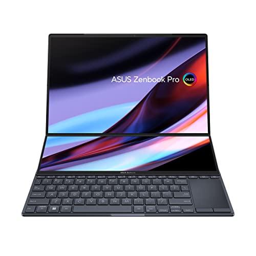 ASUS Zenbook Pro 14 Duo OLED UX8402ZA#B0BL84QPKX, Notebook in Alluminio, Monitor Touch 14,5