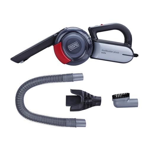 BLACK+DECKER PV1200AV-XJ Aspirapolvere Auto Potente con Bocchetta Flessibile ed Estendibile Integrata, Doppio Sistema di Filtraggio, Capacità 440 ml 12 V 11 W