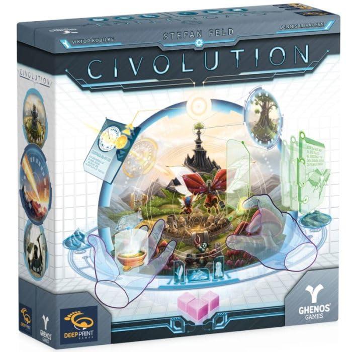 Ghenos Games Civolution - Gioco da Tavolo di Strategia per Aspiranti Designer di Civiltà