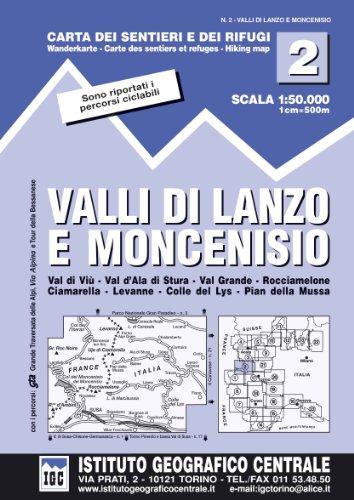 Carta Escursionistica IGC Valli di Lanzo e Moncenisio