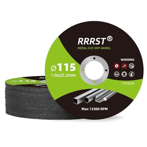 RRRST Dischi da Taglio 115 mm Ultra Sottili per Metallo e Acciaio Inox (25 Pezzi)