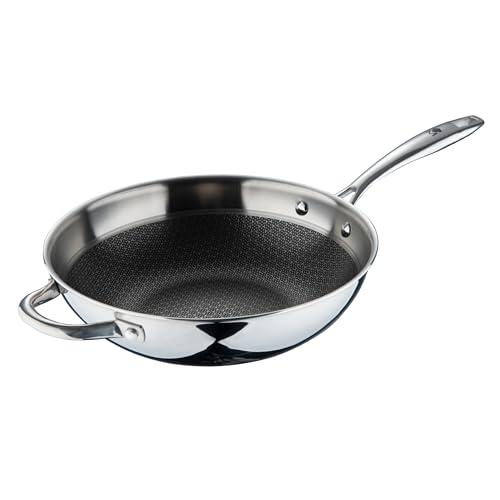 MasterPRO Padella Wok 28 cm Acciaio Inox Antiaderente Hi-Tech3