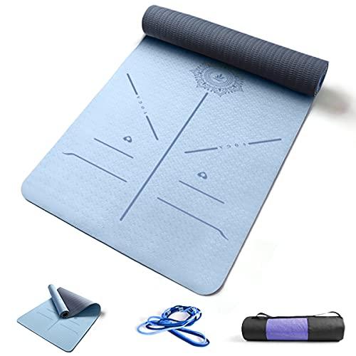 Tappetino Yoga FP-TECH Imbottito Antiscivolo con Sacca - Comfort e Stabilità per il Tuo Allenamento