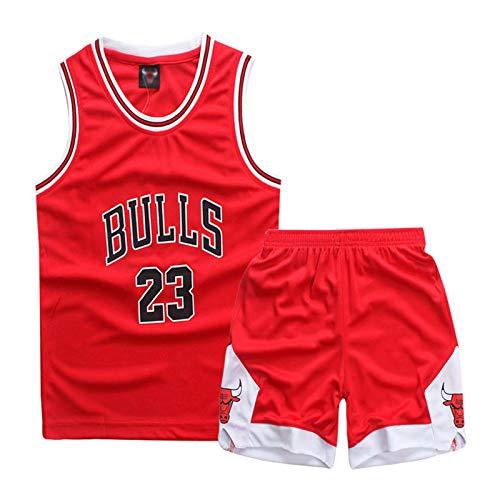 Completo Basket Bambino ISOVNUS Rosso - Canotta e Pantaloncini Traspiranti