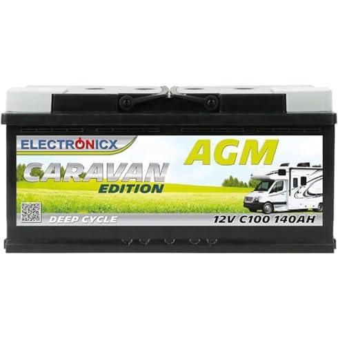 Batteria AGM Electronicx Caravan 12V 140Ah