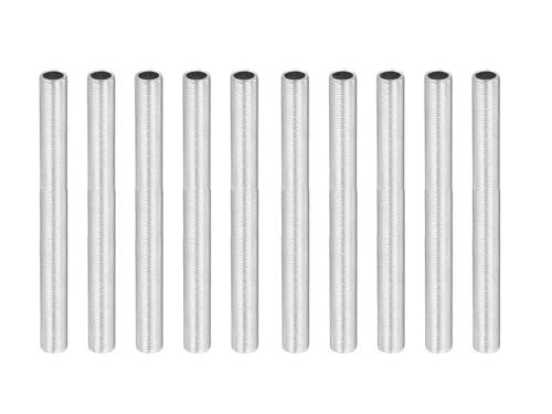 Kit 10 Barre Filettate M10 in Acciaio Zincato per Portalampade e Lampadari