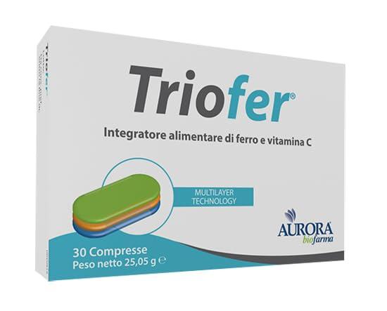 Aurora Biofarma Triofer - Integratore di Ferro e Vitamina C