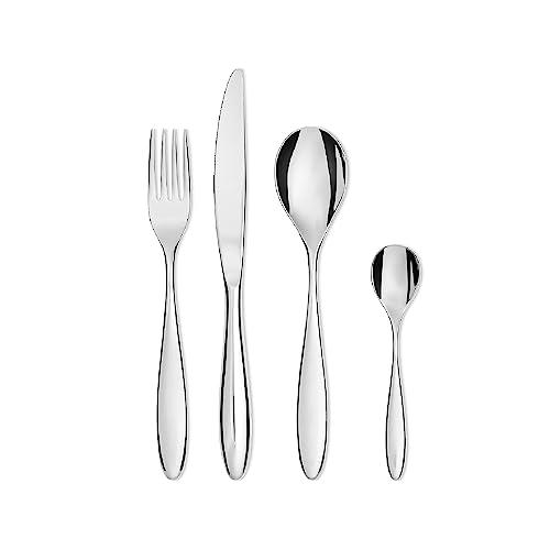 Alessi Mami SG38S24M Servizio di Posate 24 Pezzi in Acciaio Inox