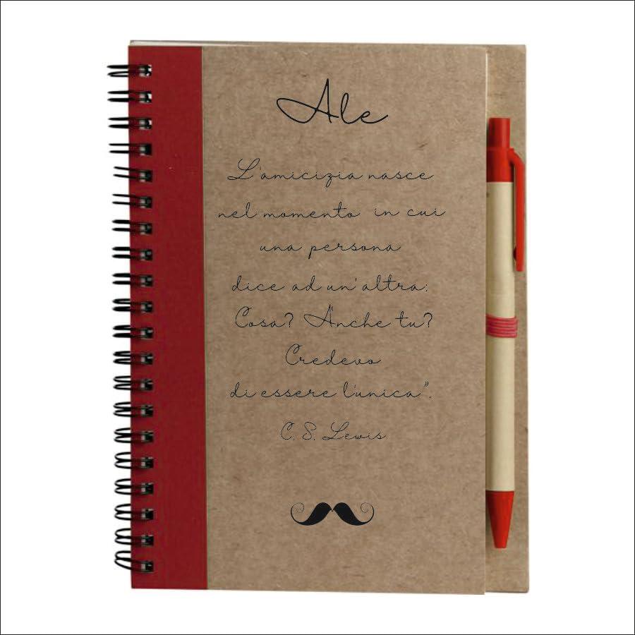 Quaderno Kraft con Penna Personalizzabile