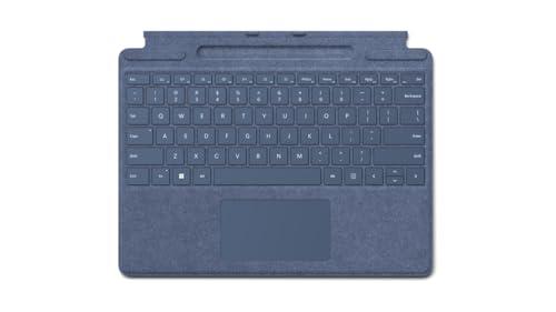 Microsoft Surface Pro Signature Keyboard - Tastiera Pro con Alcantara - Layout Francese - Zaffiro