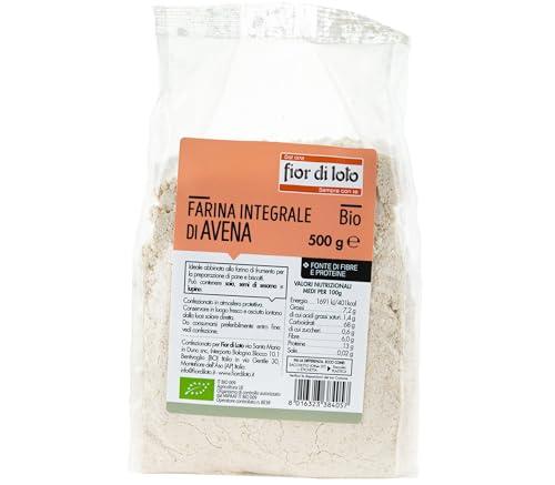 Fior di Loto Farina Integrale di Avena Biologica - 500g