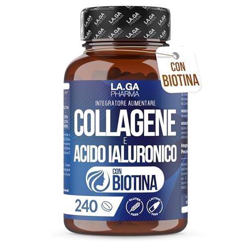 Collagene e Acido Ialuronico con Biotina - Integratore Made in Italy