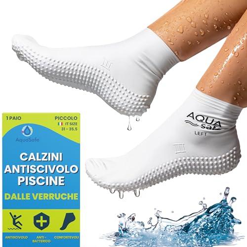 Aquasafe Calze Piscina Impermeabili Anti Verruche in Lattice