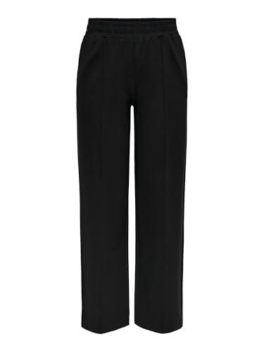 Only Onlpoptrash-Suki Life MW Pant Pnt Noos Pantaloni per Il Tempo Libero, Nero