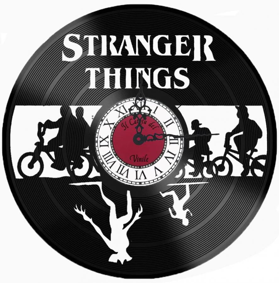 Orologio da Parete in Vinile Serie TV - Design Stranger Things