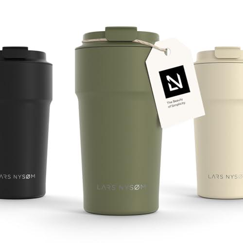 LARS NYSØM Tazza Termica da Viaggio Olive Green 500ml