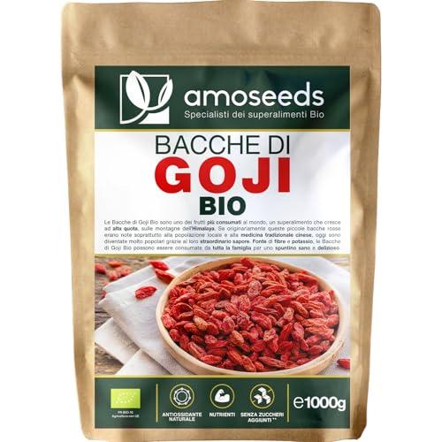 Bacche di Goji BIO 1KG Amoseeds - Superfood Naturale dall'Himalaya