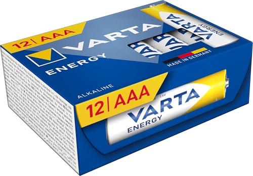 VARTA Energy AAA - Confezione da 12 Pile Alcaline