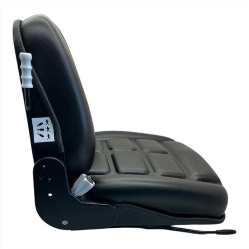 Sedile TOP CONFORT BLACK Universale per Trattori e Mezzi Agricoli