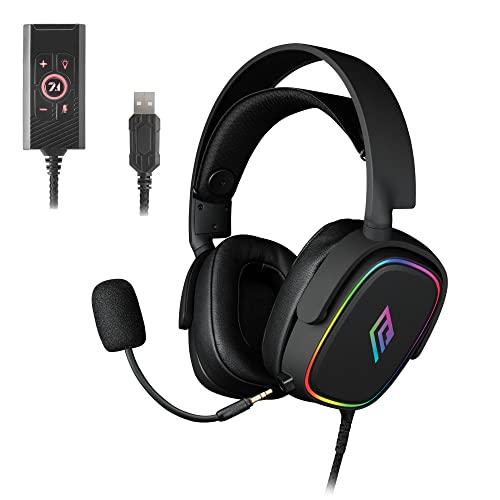 Noua Banshee Cuffie Gaming RGB USB Over-Ear