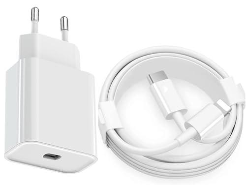 Caricabatterie iPhone USB-C 20W Rapido [Certificato MFi] PD 3.0