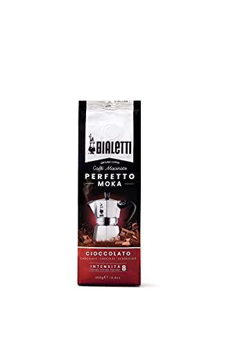 Bialetti Perfetto Moka Caffè Macinato, Gusto Cioccolato - 250 gr