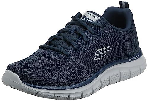 Skechers Track Front Runner, Scarpe da Ginnastica Basse Uomo, Navy/Gray