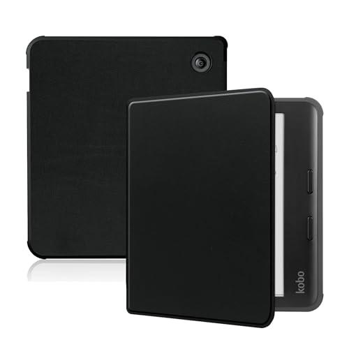 Vakarey Ultra Sottile Magnetica Cover per Kobo Libra Colour Custodia,Nero
