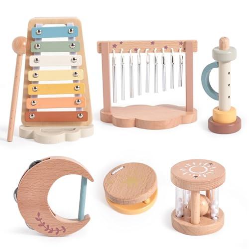Smartwo Set di Strumenti Musicali per Bambini 6 in 1