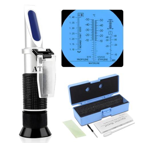 Rifrattometro Antigelo 4 in 1 per Analisi Liquidi Auto e Soluzioni