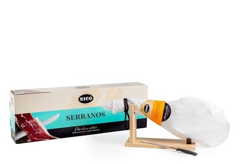 Prosciutto Spagnolo (Spalla) NICO + Porta Prosciutto + Coltello 4,5 kg